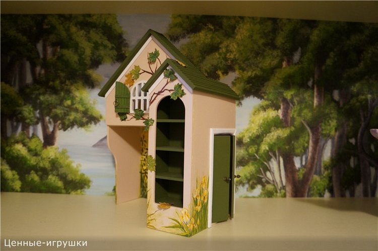 Миниатюрная кровать - "Домик в лесу" (фото 4)