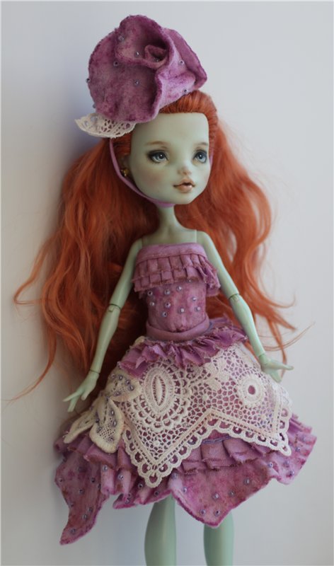 "Нежная роза" аутфит для куклы монстр хай