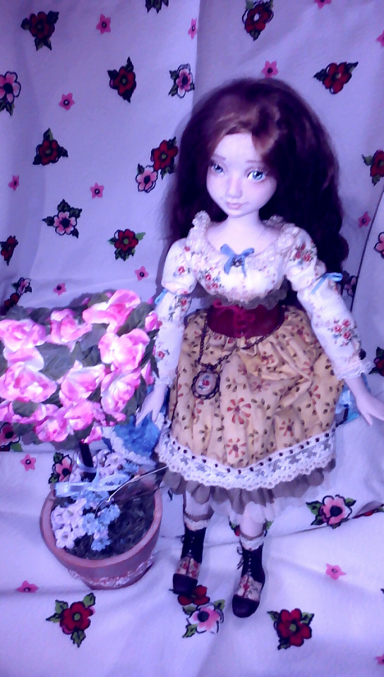 А у нас новенькая. Шарнирная авторская кукла | Бэйбики А у нас новенькая. Шарнирная авторская кукла (фото 2)