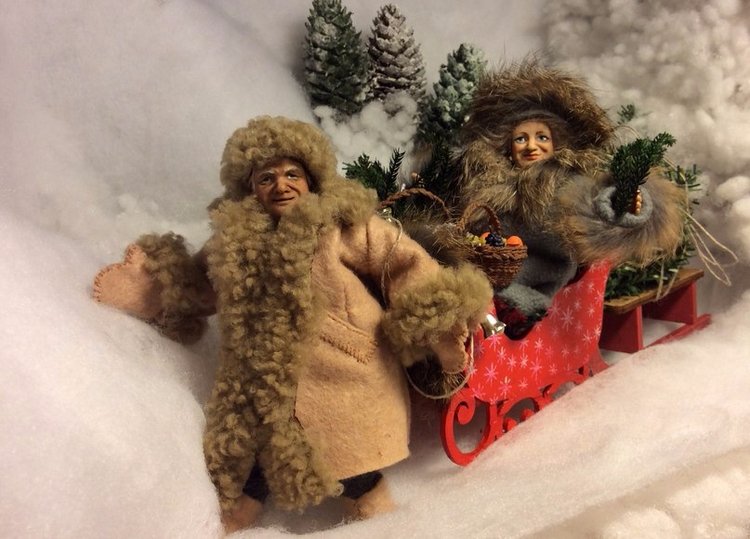 Авторские куклы Елены Белушкиной