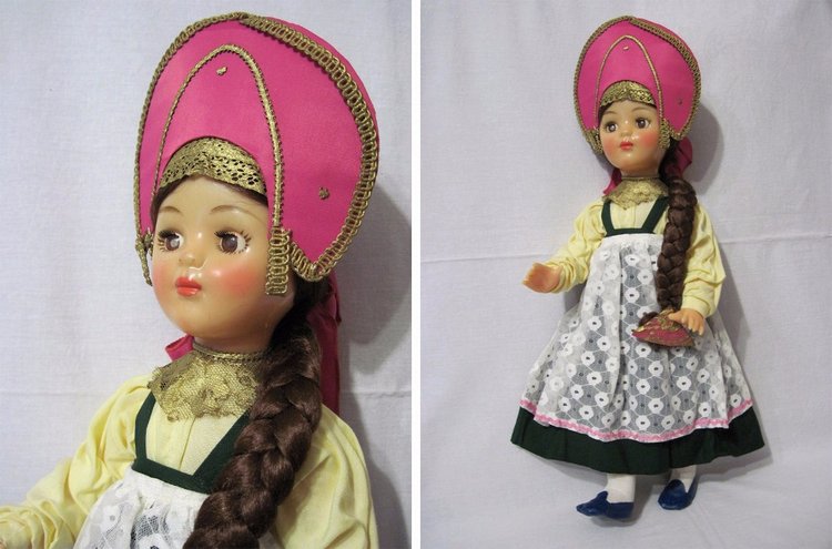 Фабрика 8 марта и серия "Куклы в старинных костюмах русских губерний"