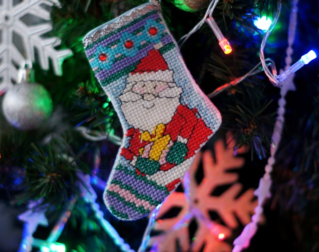 Новый год ручной работы . Вышивка