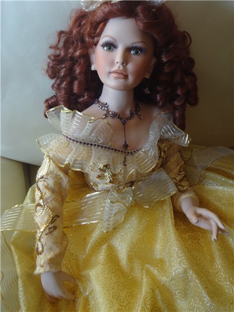 Ты провинилась...красотою! А это редкое богатство! Фарфоровая кукла Donna Rubert - София