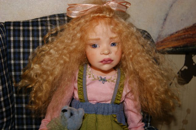 Dale Zentner - OOAK характерная куколка на диванчике