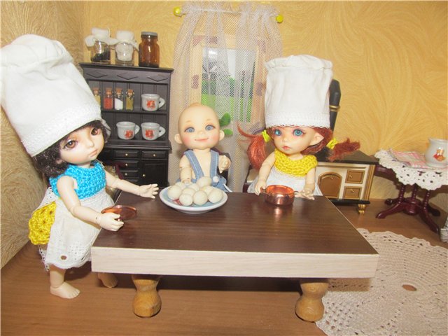 Малыши бжд готовятся к Пасхе (фото 9)