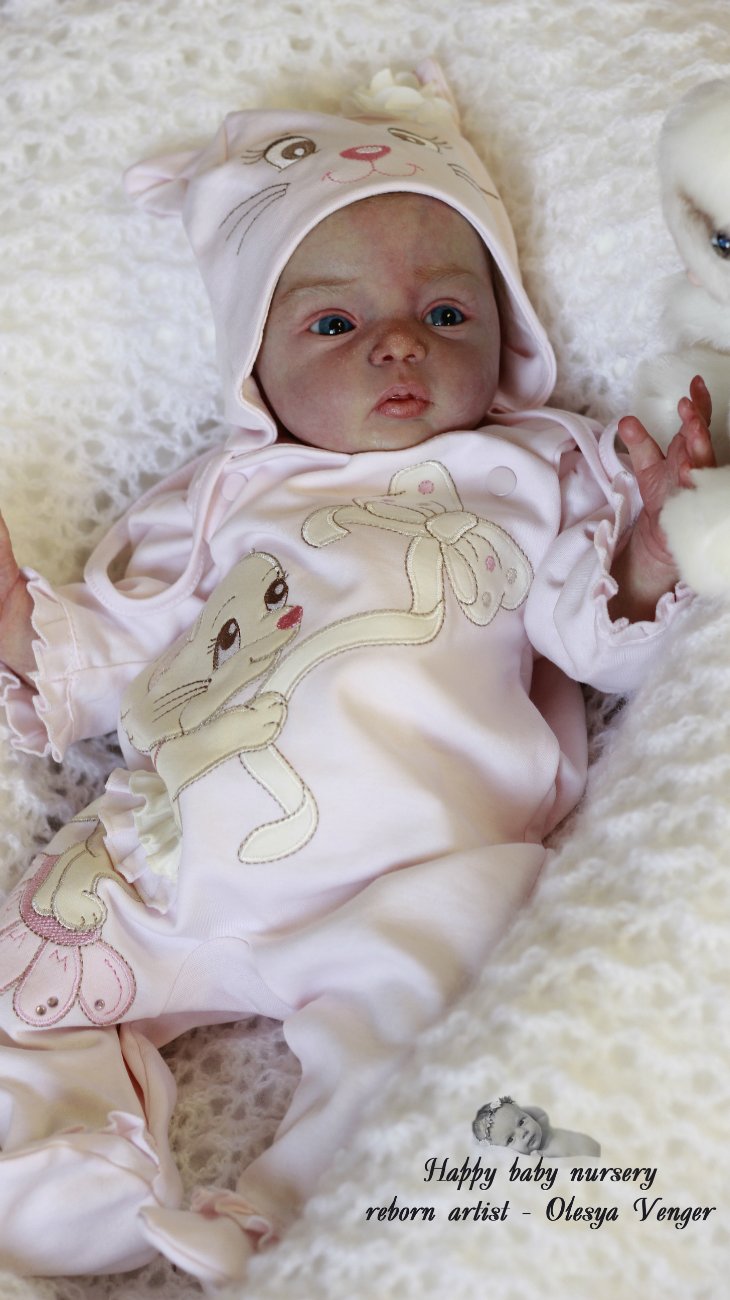 Моя милая златовласка Ева. Кукла реборн Олеси Венгер