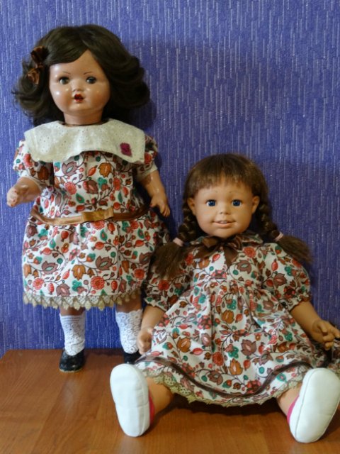 Восстановление старенькой английской куколки