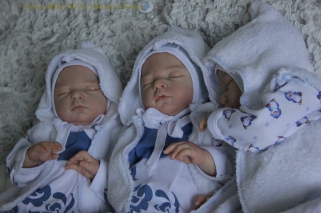 Тройняшки Джошики... Куколки реборн Виктории Вишни