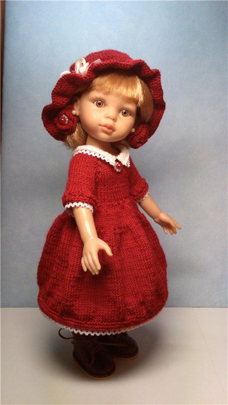 Красное платье | Бэйбики Красное платье — Куклы Paola Reina (Паола Рейна): новинки (фото 7)