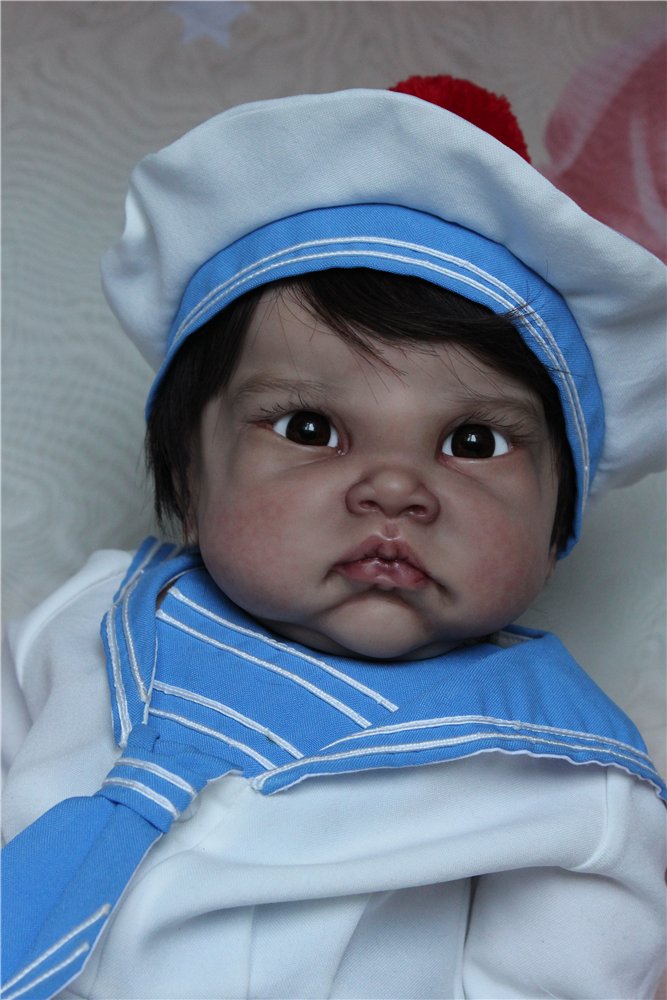 Малыш - Матросик Баир. Кукла реборн Светланы Преображенской (фото 3)