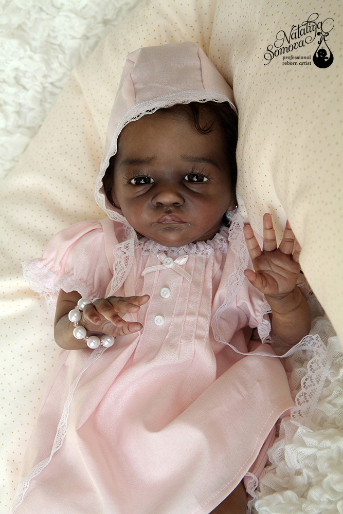 Эвелина. Шоколадка реборн Наталии Сомовой (фото 9)