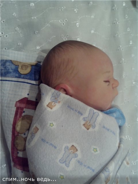 Маленький малыш реборн Андрейка, молд Жульен