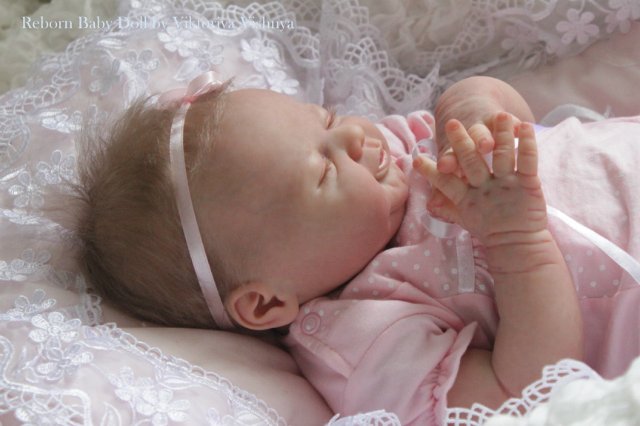 Крохотулька Angeli от Elisa Marx. Куколка реборн Виктории Вишни
