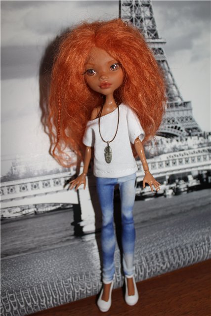 К Мальвине приехали сёстры. Ещё два ООАКа Monster high (фото 7)