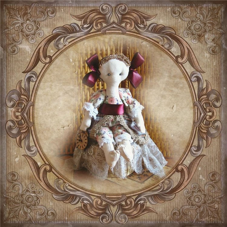 Новые девчушки! Текстильные куклы (фото 8)