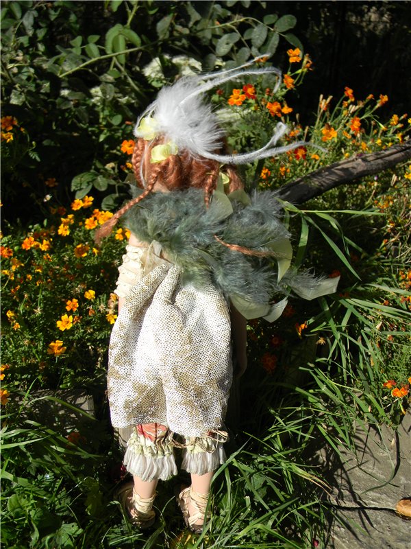 В сентябре пришло к нам лето! Мальва Zwergnase, мой рыжий эльфик