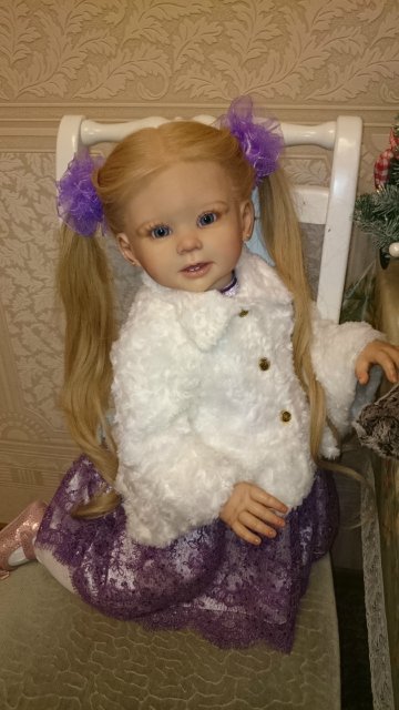 Мое солнышко - малышка Джастина из молда Бонни by Linda Murray