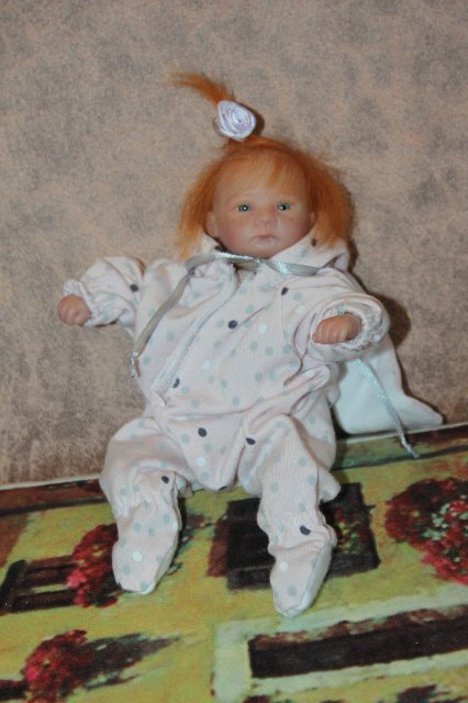 Манюня мини кукла-реборн Элины Кудрвцевой