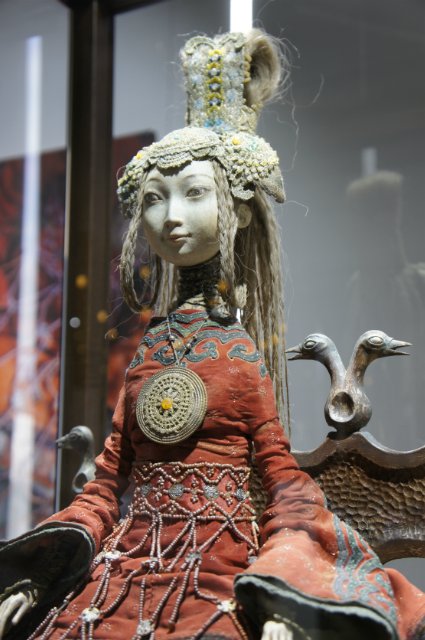 Выставка кукол по эскизам главного художника фильма "Монгол" - Даши Намдакова