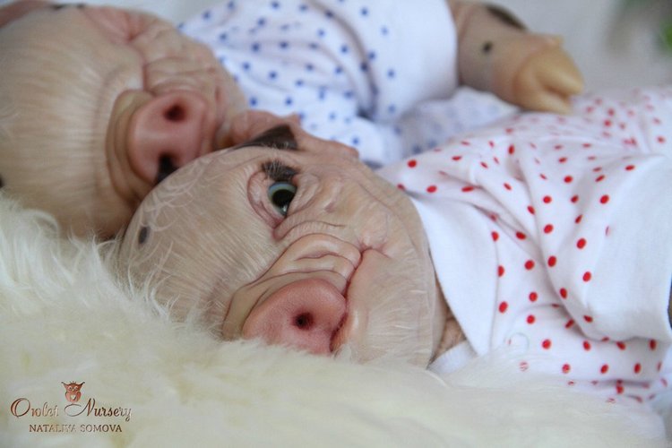 Свинка Пеппа и её младший братик Джордж. Поросята реборн Наталии Сомовой