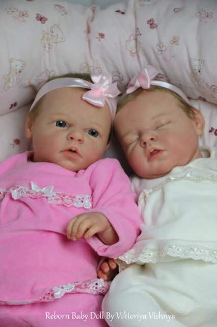 Близняшечки Ноа... Куколки реборн Виктории Вишни