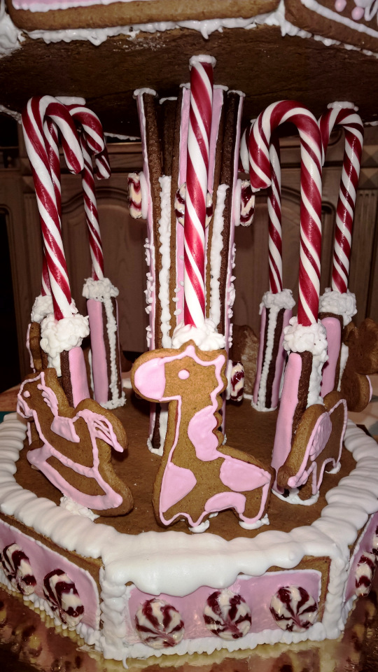 Для продвинутых в геометрии, или, Мой первый опыт изготовления пряничной карусели (с пошаговой съемкой)