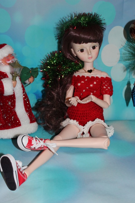 Кукла Лаура("Звезда подиума" 60 см) встречает Новый Год 2017 :) (фото 6)