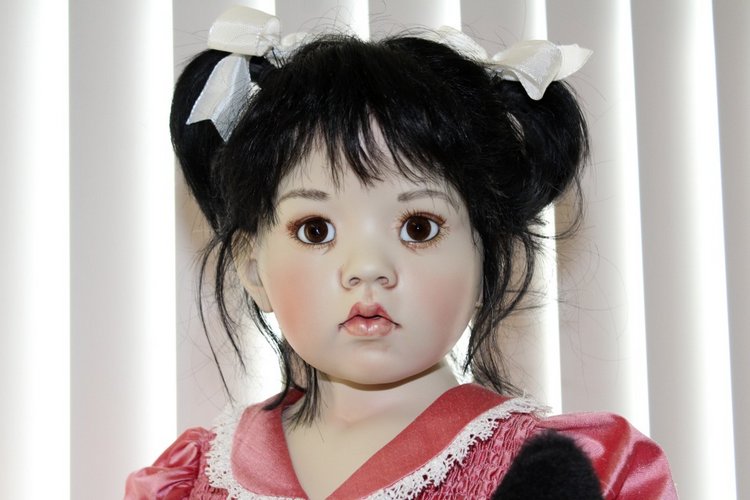 Пасхальная встреча в магазине кукол Хильдегард Гюнзел. Новая коллекция из резин 2017. Азиаточка Tian Yu