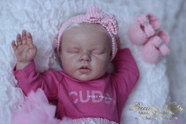 Маленькая снежинка! Кукла реборн Анастасии Бочковой (фото 2)