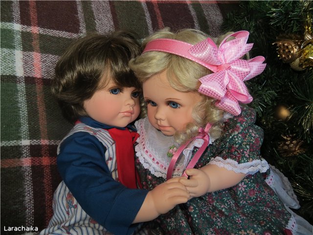 "Прощание с ... ёлкой..."-Зарисовка. Редкие коллекционные куклы от Jerri McCloud (фото 2)