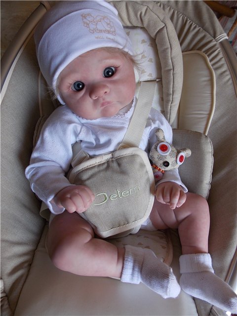 Котенок Савушка, мой забавный глазастик реборн. Детская Светланы Матляк (фото 3)