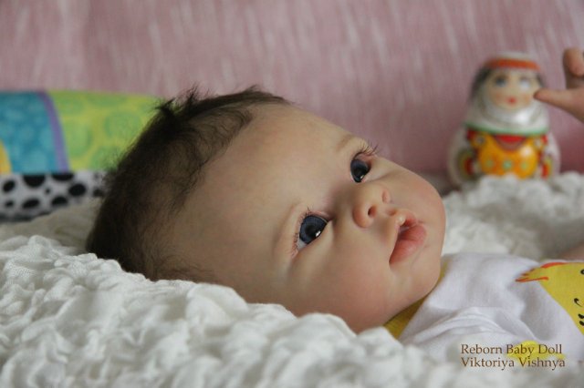 Девочка Кристочка... Куколка реборн Виктории Вишни (фото 2)