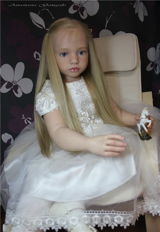 Алеся... Леся, Лесенька. Кукла реборн Анастасии Гангало