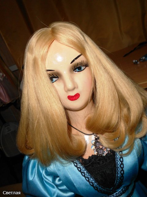 Реставрация Будуарной антикварной куклы. Часть третья. Финал. Бонус: МК шляпка и веер (фото 5)