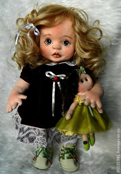 Про текстильных кукол Glorex