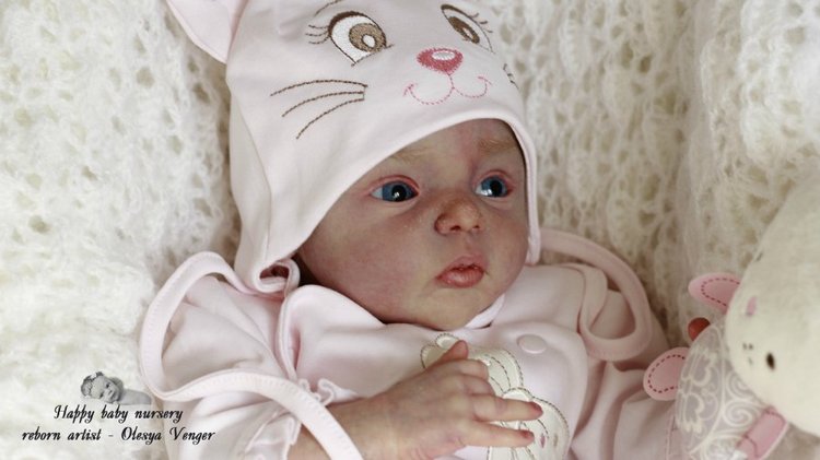 Моя милая златовласка Ева. Кукла реборн Олеси Венгер (фото 10)