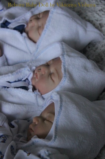 Тройняшки Джошики... Куколки реборн Виктории Вишни