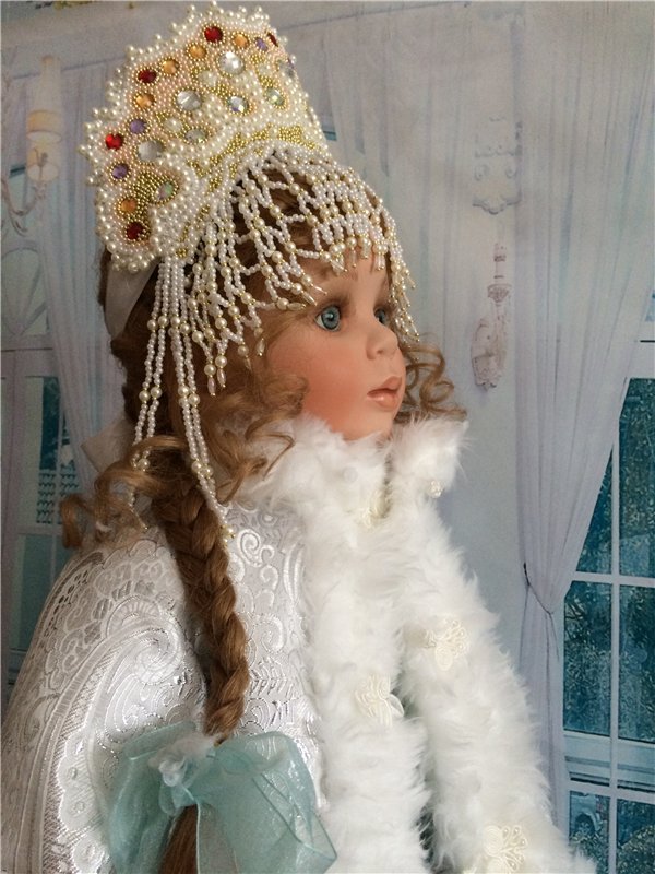 Кокошник из бисера — Как сделать аксессуары для кукол: сумки