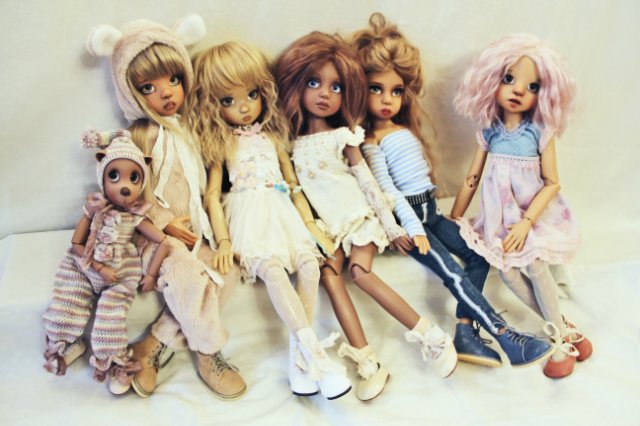 Моя нежная и очень красивая Руби и ее друг малыш медвежонок Тед