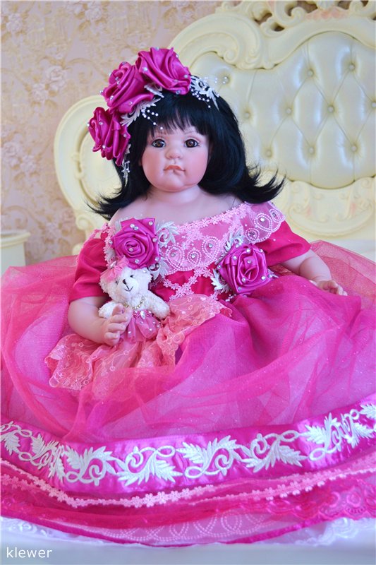 Моя любимая "китайская роза" в новом образе. "China doll" Fayzah Spanos (фото 2)