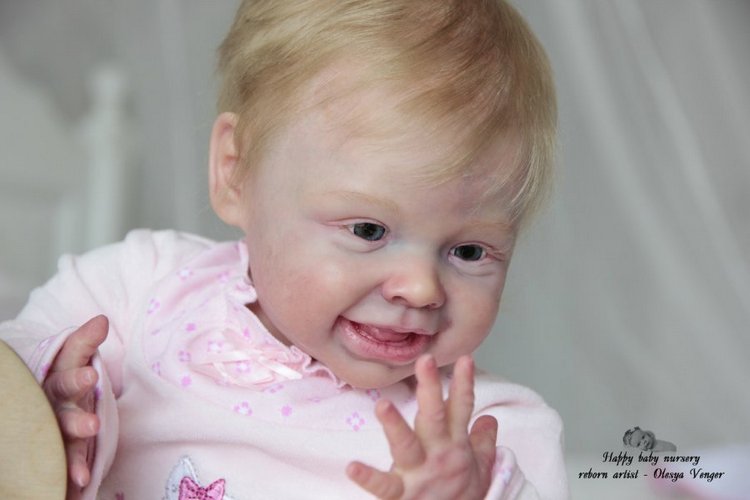 Мой солнечный лучик, моя радуга, мое счастье, моя Милена, Миленочка, Милеша. Кукла реборн Олеси Венгер