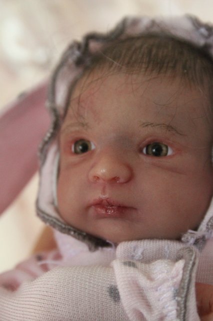 Зая, мини реборн Элины Кудрявцевой