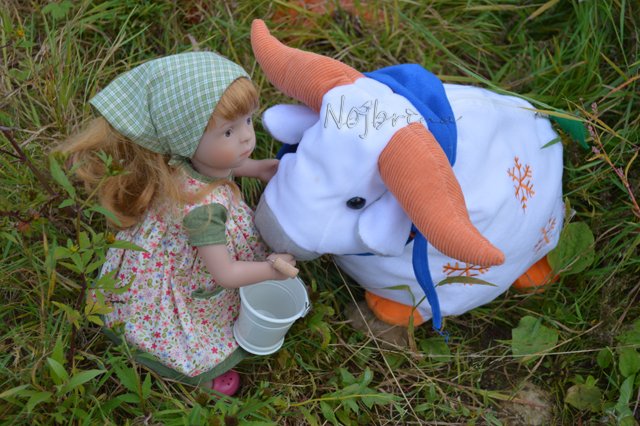 Француженка в провинции. Куклы Sylvia Natterer finouche от Petitcollin и minouche от Kathe Kruse