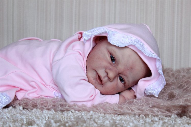 Манюня.Первая фотосессия. Кукла реборн Светланы Преображенской