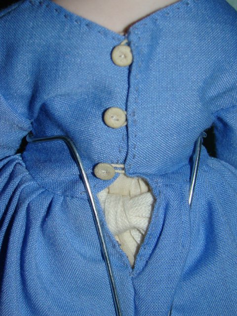 Антикварная карманная кукла Bähr & Pröschild на французском модном теле