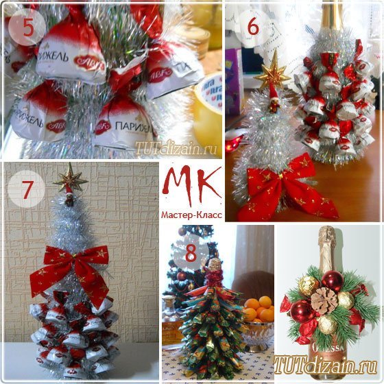 Новогодний декор бутылок — Интересное и необычное: фотоподборки