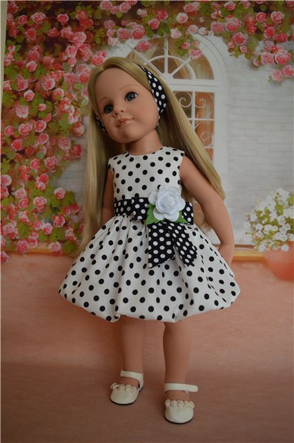 Черно-белые горошки очень девочкам к лицу | Бэйбики Черно-белые горошки очень девочкам к лицу