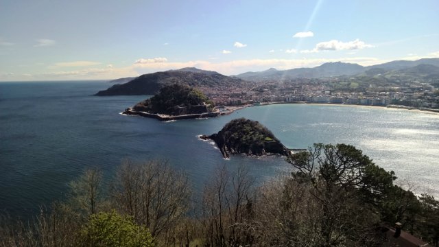 Пегий пёс, бегущий краем моря