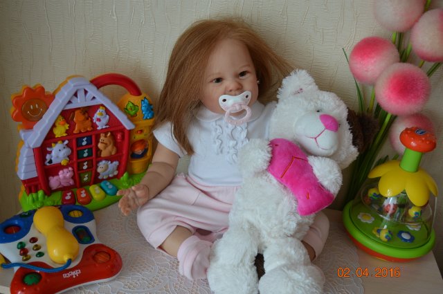 Моя Николь, кукла реборн из молда Мейзи Андреа Арчелло (фото 5)