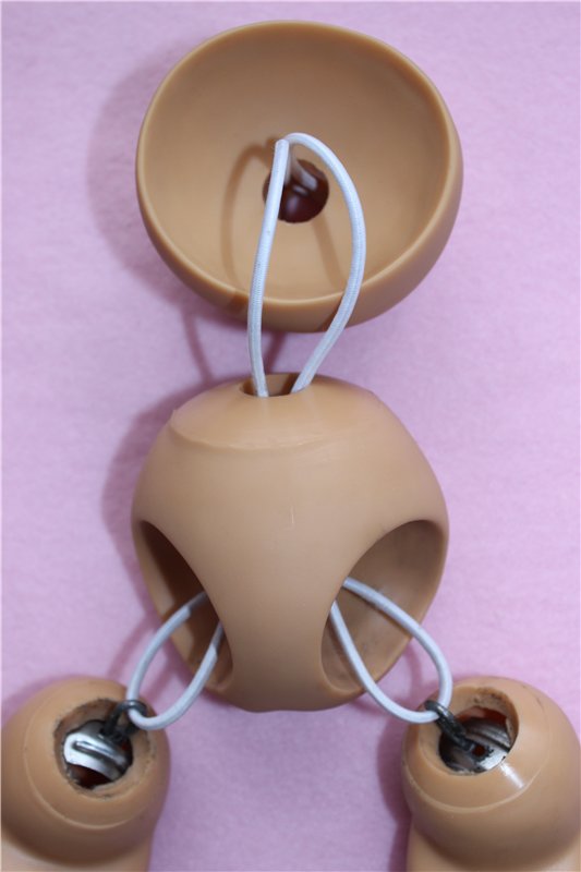 Engel puppe. Небольшой МК по перетяжке и знакомство с куклой этой фабрики (фото 5)